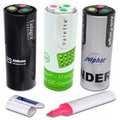 Pocket Clip Cap Custom Plastic Highlighter Pen